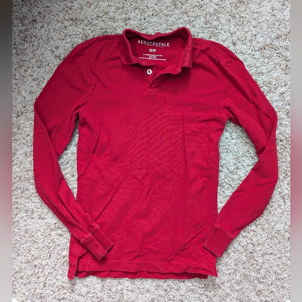 Aeropostale long sleeve polo